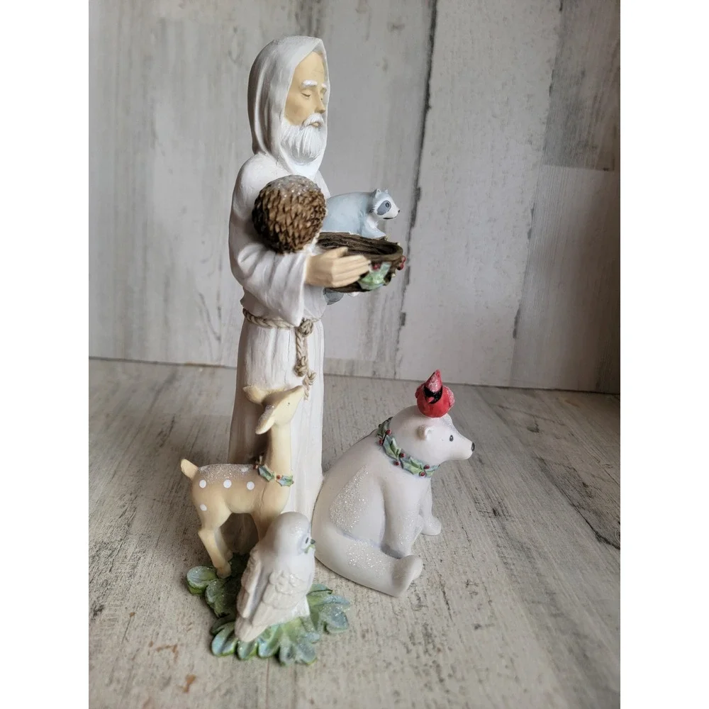 Grassland road gives St Francis‎ nicholas Xmas animal woodland